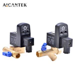 1/2 전자 배수 밸브 DN15 공기 압축기 필터 건식 쿨러 전기 타이머 자동 물 컨트롤러 220V/24V/110V