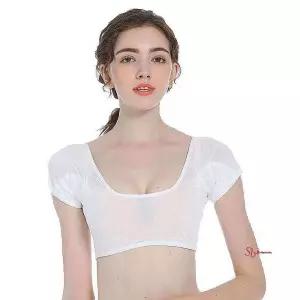 여자 여름 패드 이너 브래지어 흡수 겨땀방지 브라탑qrs057