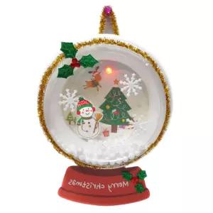 5set 스노우볼 크리스마스 오르골조명만들기 학습 아이방 채색