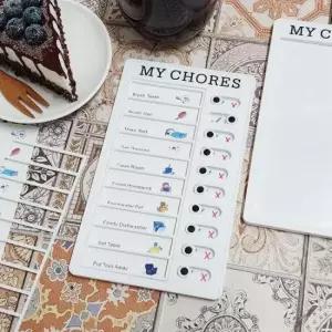 일과표 플라스틱 체크 리스트 보드 기본 점검표