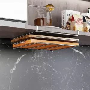 스텐 도마정리대 주방용품 거치대 정리 2단