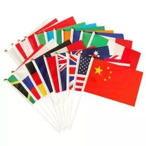 세계국기 미니 세계 국기 200개입 깃발 수기 손국기 DD-12436