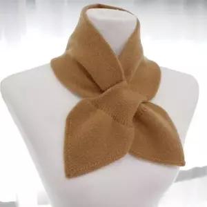 양모목도리 여성 양모 울 캐시미어 쁘띠 리본 목도리 겨울 숏 미니 머플러