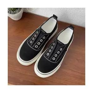 크리링 여친 여름 신발 운동화 캔버스화 망고헤드 캔디 슬립온 통굽 플랫폼 슈즈 KKE2