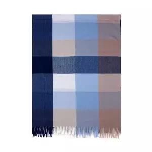 [오너클랜]TBZ 심플한 유니온 베이직 체크목도리-마린블루 커플선물