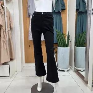 [하프클럽/] DP01 블랙  면 부츠컷 바지 CP4WPT04