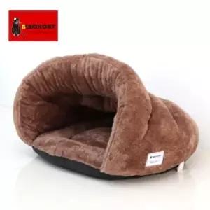 [반려] 콘치하우스 다크브라운 이글루 블랙캣 대형