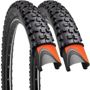 26/27.5/29x2.25인치 자전거 타이어 페어 산악 60 TPI 케블라 접이식 팩 2개