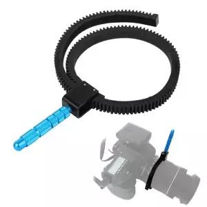 조정 가능한 줌 포커싱 팔로우 포커스 핸들 체중계 레버 카메라 렌즈용 기어 링 포함