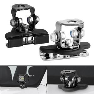 2PCS 자동차 후드 LED 작업 조명 마운트 브래킷 홀더 A-필라 SUV 커버 라이트 장착 클램프 유니버설