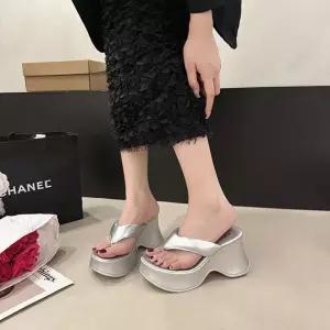 슬송렉샵 여친 여름 키작녀 슬리퍼 조리 웨지 송편 통굽 컴포트 꾹2