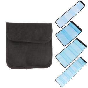 방수 SLR 카메라 렌즈 필터 보관 가방 접이식 파우치 UV CPL ND 지갑 어댑터 링 케이스