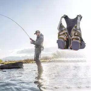 갯바위 바다 민물 낚시 조끼 부력 구명 복조끼 자켓 용품 소품 가방 사계절