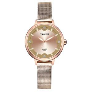 RUYEOOK 여성용 쿼츠 간호사 시계, 실리콘/메쉬 밴드, 크리스탈 다이얼 마커, 아날로그 방수 팔찌 드레스 시계