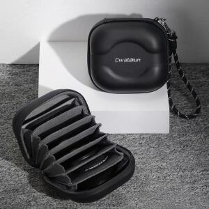 7in 1 렌즈 필터 케이스 하드 쉘 카메라 파우치  100mm 핸드 스트랩 방수 보관 지갑