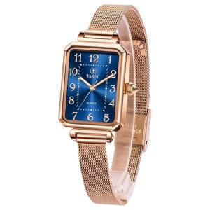 여성용 Taxau 시계 소형 손목시계 럭셔리 메시 밴드 캐주얼 드레스 방수 아날로그