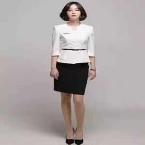 상담 실장 유니폼 긴팔 병원복 뷰티샵 원무과 상하세트