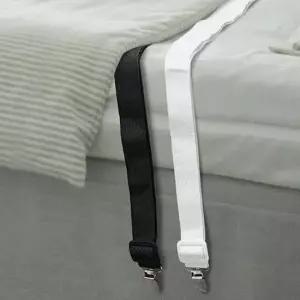 침대 시트 고정 밴드 4P 중 클립 매트리스 탄성 조절 버클 밀림 방지 집게 침구