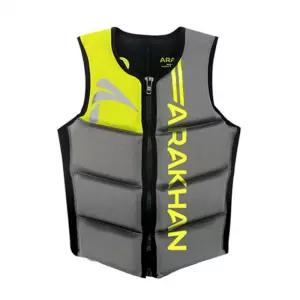 아라칸 프리미엄 네오프랜 구명조끼 70kg (연두) 아이 유아 어린이 물놀이 이용품 스윔자켓 수영장 워터파
