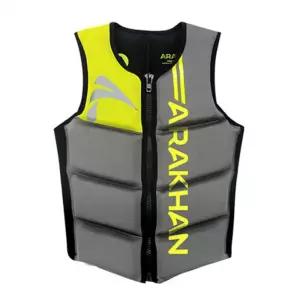 아라칸 프리미엄 네오프랜 구명조끼 90kg (연두) 아이 유아 어린이 물놀이 이용품 스윔자켓 수영장 워터파