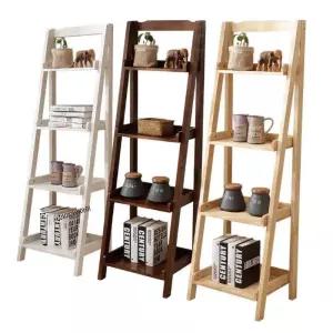 사다리형 책장 진열대 수납장 선반 계단식 책꽂이 침실 인테리어 거실