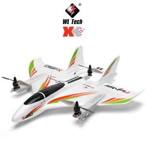 Wltoys Xks X450 Rc 비행기 2.4g 원격 제어 3d 6g 6ch 고정 날개 Led 수직 이륙 초보자에게  글라이더 장난