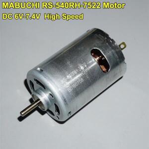 MABUCHI RS-540RH-7522 DC 6V-7.4V 7.2V 고속 파워 드릴 전동 공구 모터 배큠 청소기