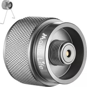 마오탈라이프 캠핑 스토브 컨버터 프로판에서 부탄 EN417 밸브 출력 캠프 연료 리필 캐니스터 16온스 탱크