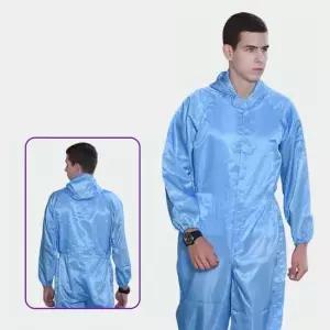 [무료배송] 후드 제전 방진복 투피스 무진복 안전 작업복