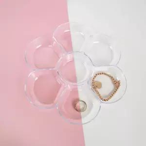 팔레트 미술 보조 용품 꽃모양 파레트 어린이집 유치원 도구 플라스틱 물감 접시