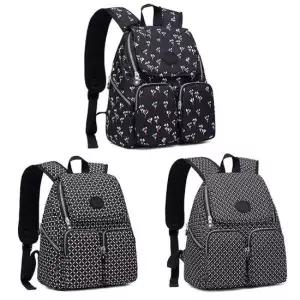 여자캐주얼백팩 꽃무늬 백팩 기저귀 가방 작은 천백팩