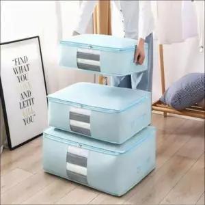 [생활] 파우치 이불 압축 의류 부직포 수납백 정리 특대