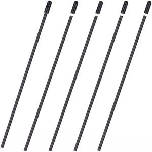 RC 원격 제어 차량용 캡 블랙이 있는 5PCS 취미파크 플라스틱 안테나 튜브 FPV 드론 쿼드콥터 보트 2.4G