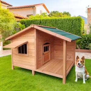 대형 견집 개집 야외용 방수 용품 가정용 야외 시골