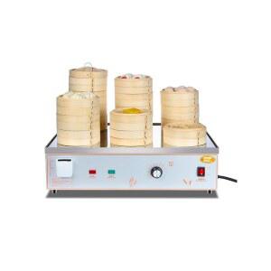 업소용 전기 찜기계 스토브 찐빵 경제형 2구 편의점 만두 찜기 2KW 뷔페