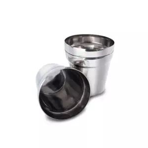 국내생산 스텐 물컵 3개(대)/식당 양치 등산컵 스텐컵 물컵 진공컵 양치컵