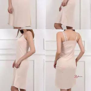 여자 풍기인견 실크 웨어 슬립 원피스 속옷 ae 잠옷ghi367