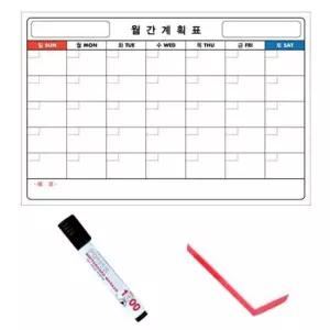 [문구] 월화수목금토일 월간계획표 스케줄러