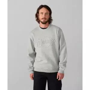 DICKIES 디키즈 X 트레셔 릴렉스드 스웨트 셔츠 Grey Menlange 293233