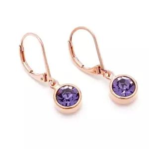 오스트리아 6mm 크리스탈 고리 귀걸이-탄자나아트 qRp8+8oSQ