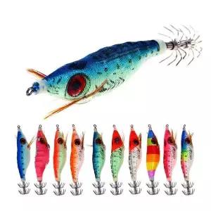 TBZ 야광바디 2중바늘 축광에기-색상랜덤발송 바다루어