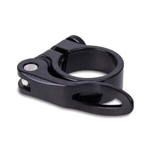 [미국배송] 산악 튜브 자전거용 자전거 시트 포스트 클램프 퀵 릴리스 칼라 알루미늄 합금 클립 클램프(31.8MM)