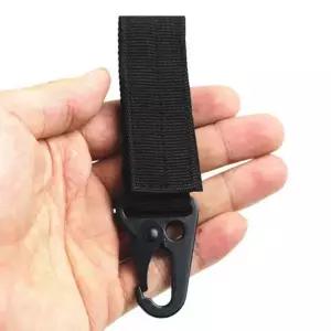 TBZ 아웃도어 밀리터리 미니 카라비너 블랙 1개