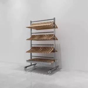 보관대 행거 거치대 의류매장 옷걸이정리대 선반 보관랙