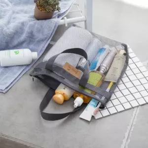 망사 비치백 메쉬 가방 세면도구