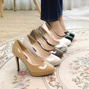 여성 가보시굽 하이힐 에나멜 펌프스힐 11cm 6컬러 여성펌프스힐 여성하이힐