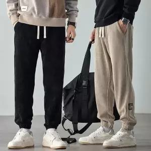 [하프클럽/셀러허브_여성트랜드패션]골덴 밴딩 바지 남자 조거팬츠 트레이