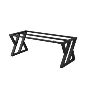 철제다리 우드슬랩 교체용 철제 이중 프레임 두꺼운