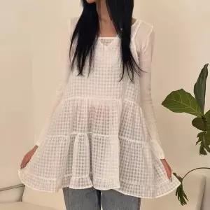 [하프클럽/셀러허브_여성트랜드패션]빅사이즈 603 체크티어드미니원피스 DYP