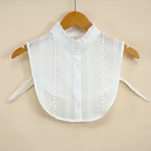 카라 플리츠 넥카라 이너셔츠 차이나 넥케이프 페이크 VWD9+1HFc